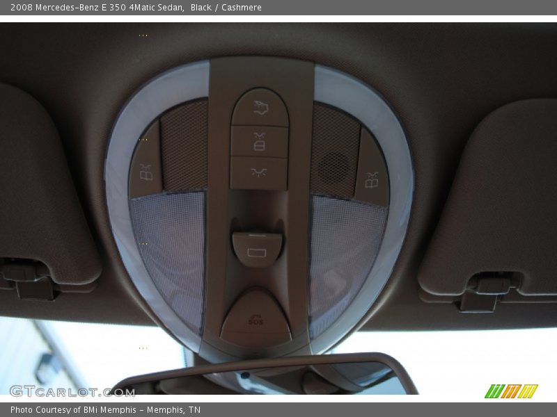 Black / Cashmere 2008 Mercedes-Benz E 350 4Matic Sedan
