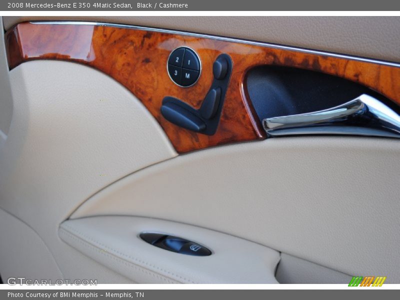 Black / Cashmere 2008 Mercedes-Benz E 350 4Matic Sedan