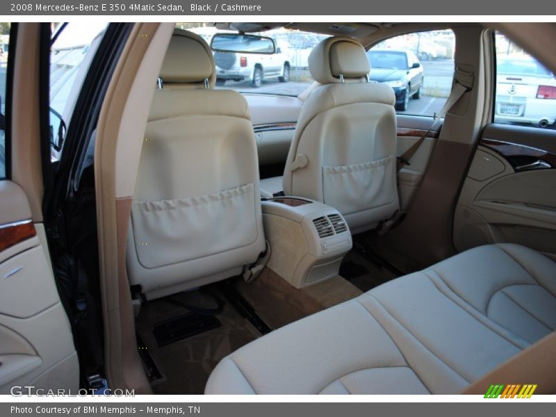 Black / Cashmere 2008 Mercedes-Benz E 350 4Matic Sedan