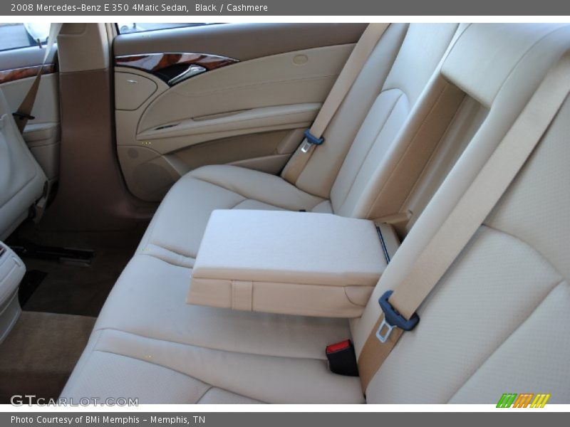 Black / Cashmere 2008 Mercedes-Benz E 350 4Matic Sedan