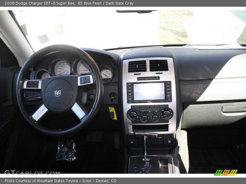 B5 Blue Pearl / Dark Slate Gray 2008 Dodge Charger SRT-8 Super Bee