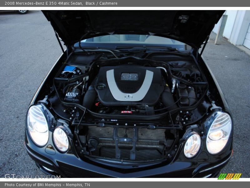 Black / Cashmere 2008 Mercedes-Benz E 350 4Matic Sedan