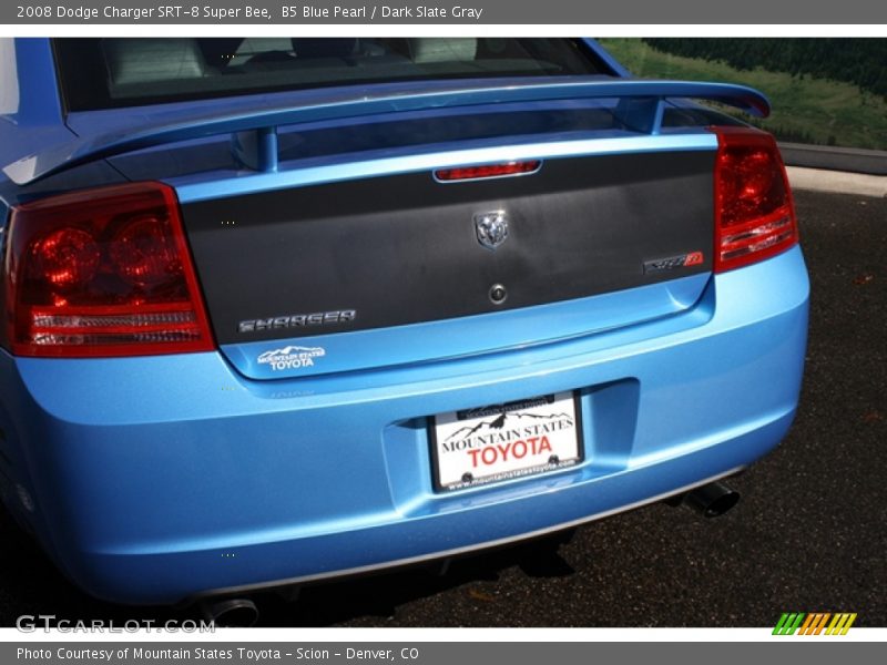B5 Blue Pearl / Dark Slate Gray 2008 Dodge Charger SRT-8 Super Bee