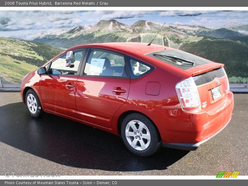 Barcelona Red Metallic / Gray 2008 Toyota Prius Hybrid