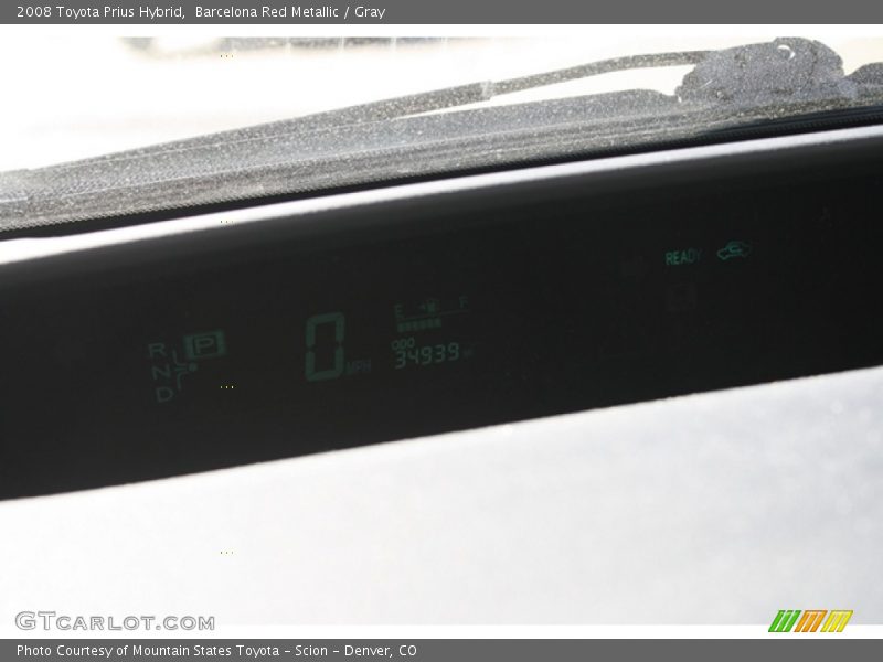 Barcelona Red Metallic / Gray 2008 Toyota Prius Hybrid