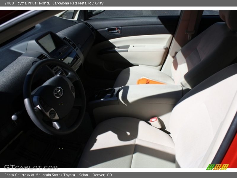 Barcelona Red Metallic / Gray 2008 Toyota Prius Hybrid