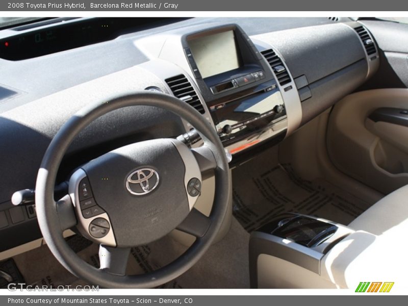 Barcelona Red Metallic / Gray 2008 Toyota Prius Hybrid
