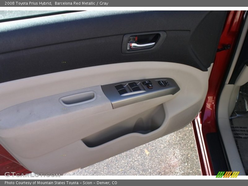 Barcelona Red Metallic / Gray 2008 Toyota Prius Hybrid