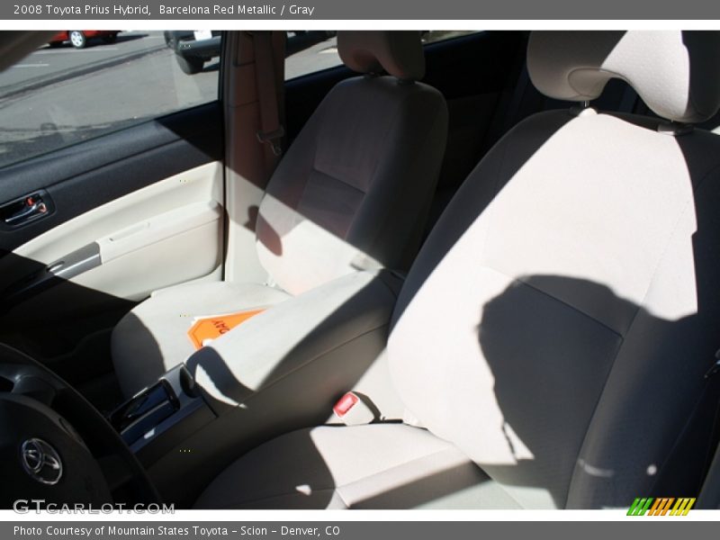 Barcelona Red Metallic / Gray 2008 Toyota Prius Hybrid