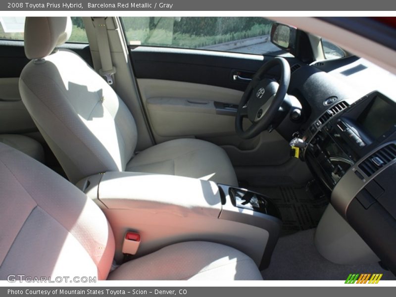 Barcelona Red Metallic / Gray 2008 Toyota Prius Hybrid