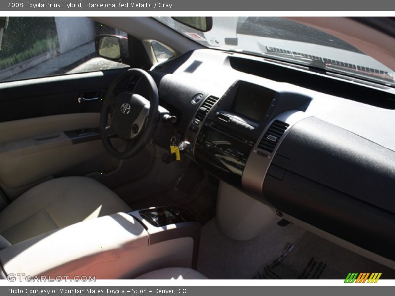 Barcelona Red Metallic / Gray 2008 Toyota Prius Hybrid