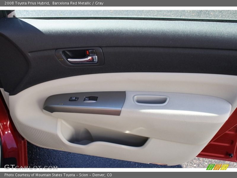 Barcelona Red Metallic / Gray 2008 Toyota Prius Hybrid