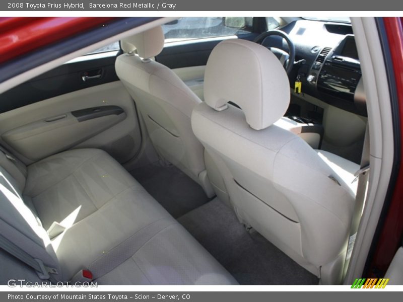 Barcelona Red Metallic / Gray 2008 Toyota Prius Hybrid