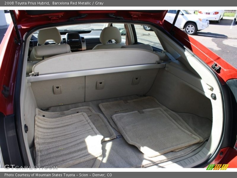 Barcelona Red Metallic / Gray 2008 Toyota Prius Hybrid