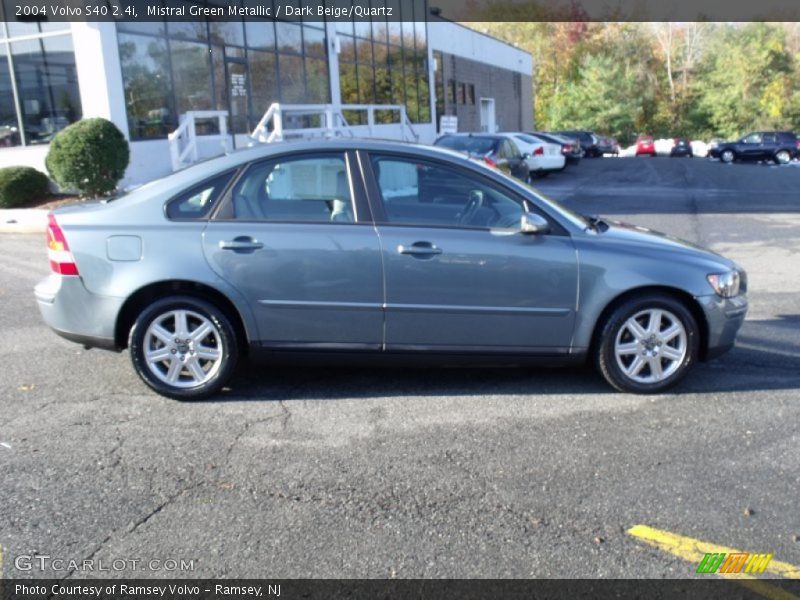Mistral Green Metallic / Dark Beige/Quartz 2004 Volvo S40 2.4i