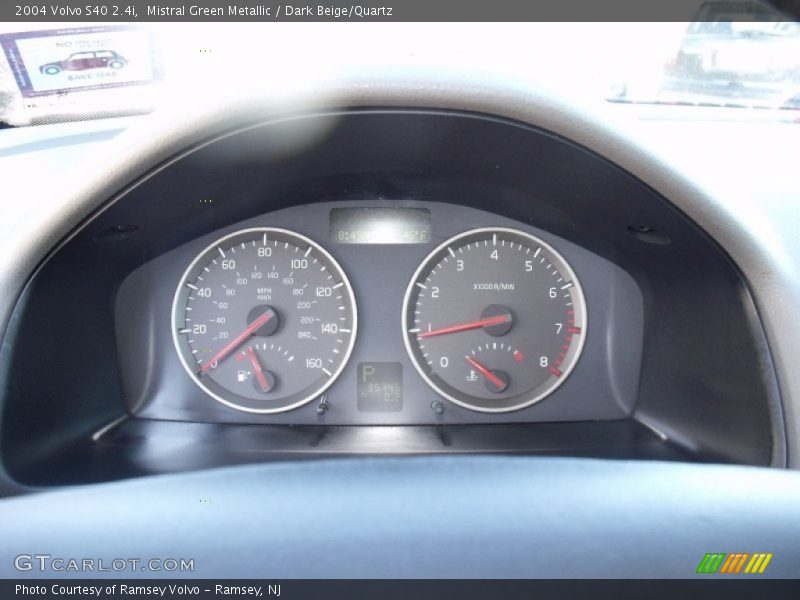 Mistral Green Metallic / Dark Beige/Quartz 2004 Volvo S40 2.4i