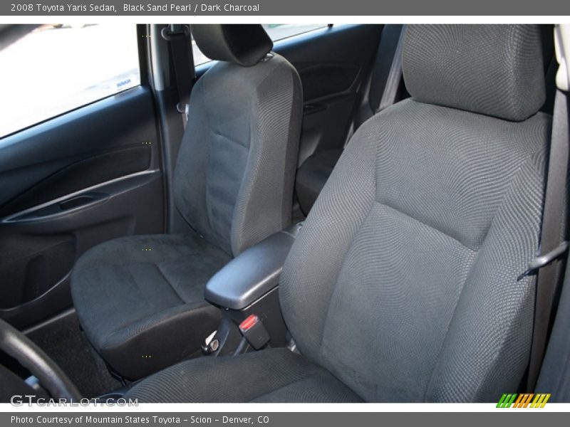 Black Sand Pearl / Dark Charcoal 2008 Toyota Yaris Sedan