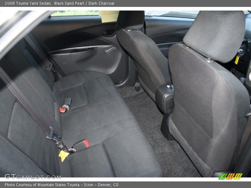 Black Sand Pearl / Dark Charcoal 2008 Toyota Yaris Sedan