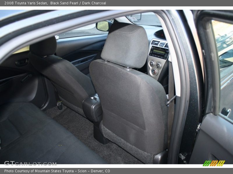 Black Sand Pearl / Dark Charcoal 2008 Toyota Yaris Sedan