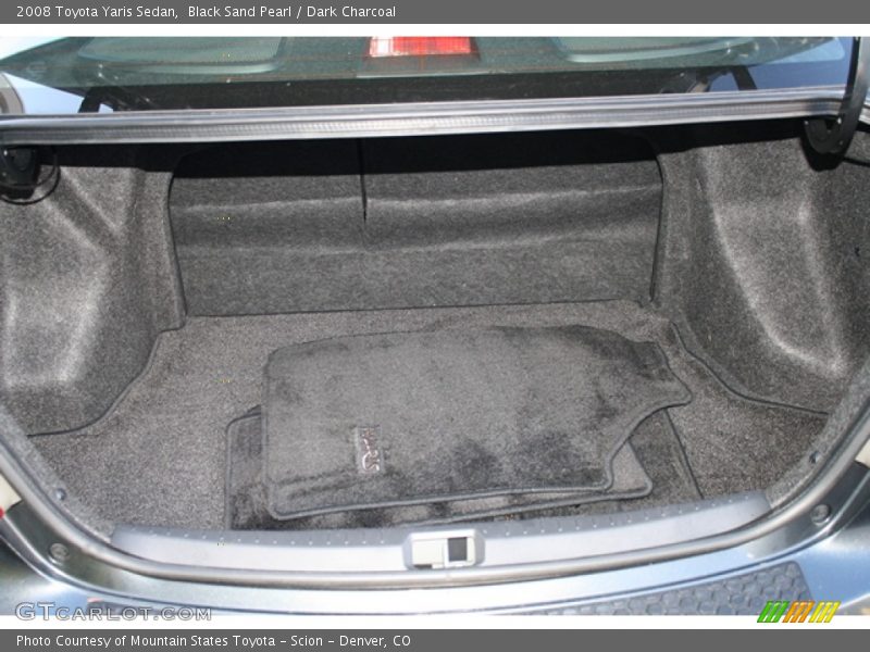 Black Sand Pearl / Dark Charcoal 2008 Toyota Yaris Sedan