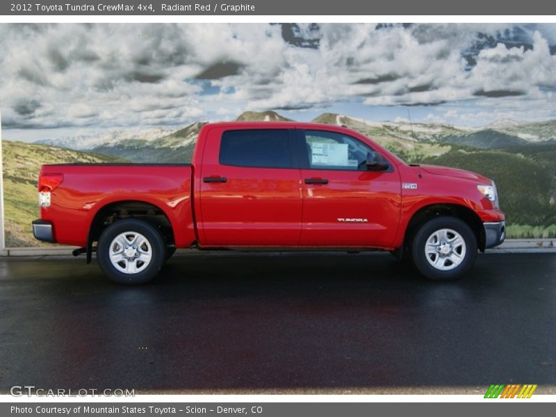 Radiant Red / Graphite 2012 Toyota Tundra CrewMax 4x4