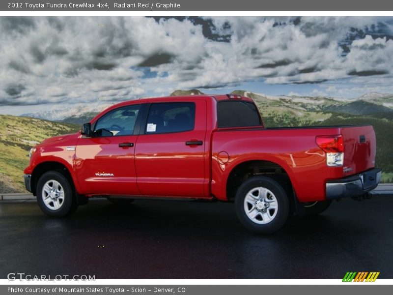 Radiant Red / Graphite 2012 Toyota Tundra CrewMax 4x4