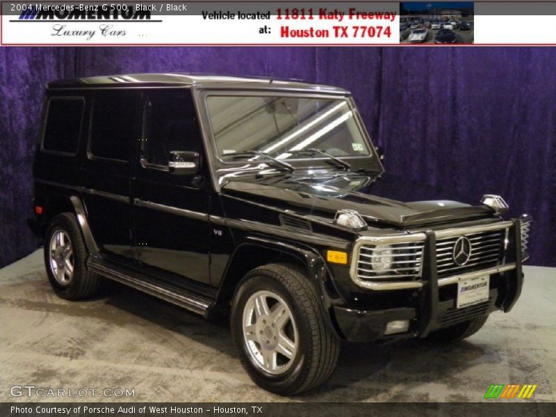 Black / Black 2004 Mercedes-Benz G 500