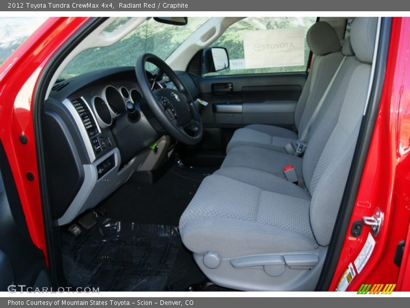 Radiant Red / Graphite 2012 Toyota Tundra CrewMax 4x4