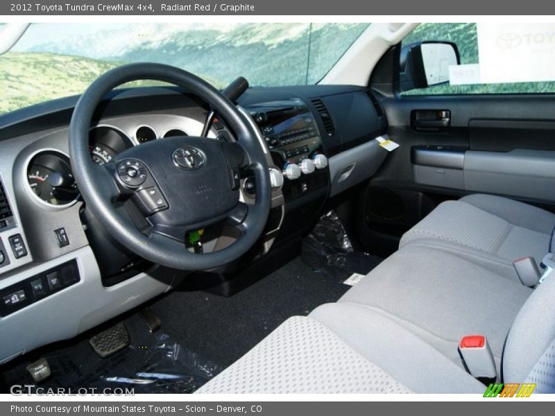 Radiant Red / Graphite 2012 Toyota Tundra CrewMax 4x4