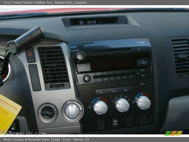Radiant Red / Graphite 2012 Toyota Tundra CrewMax 4x4