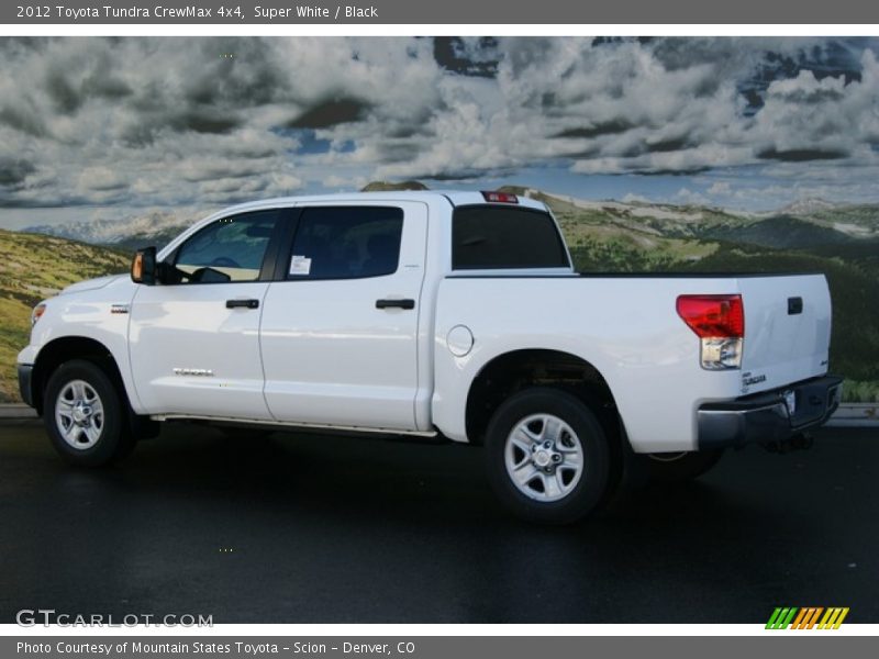 Super White / Black 2012 Toyota Tundra CrewMax 4x4