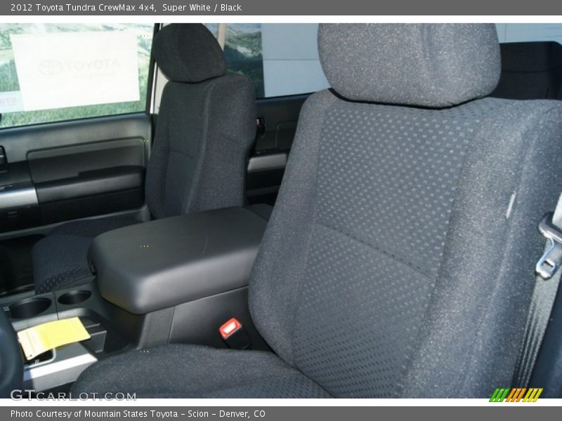 Super White / Black 2012 Toyota Tundra CrewMax 4x4