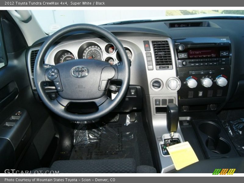 Super White / Black 2012 Toyota Tundra CrewMax 4x4