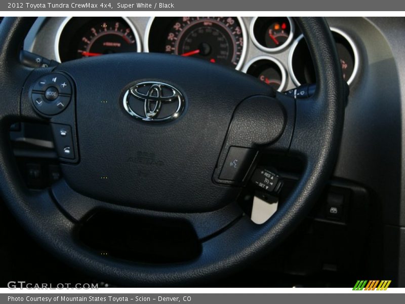 Super White / Black 2012 Toyota Tundra CrewMax 4x4