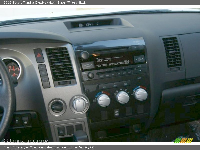Super White / Black 2012 Toyota Tundra CrewMax 4x4