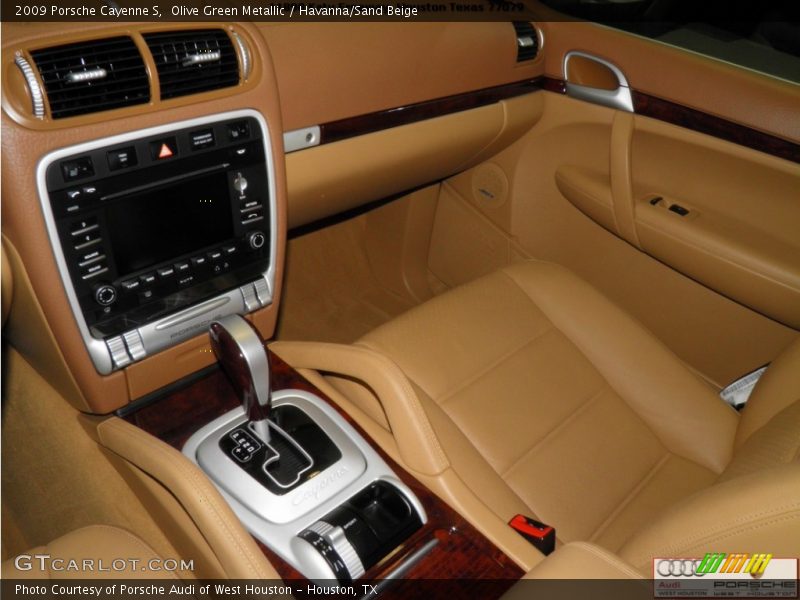 Olive Green Metallic / Havanna/Sand Beige 2009 Porsche Cayenne S