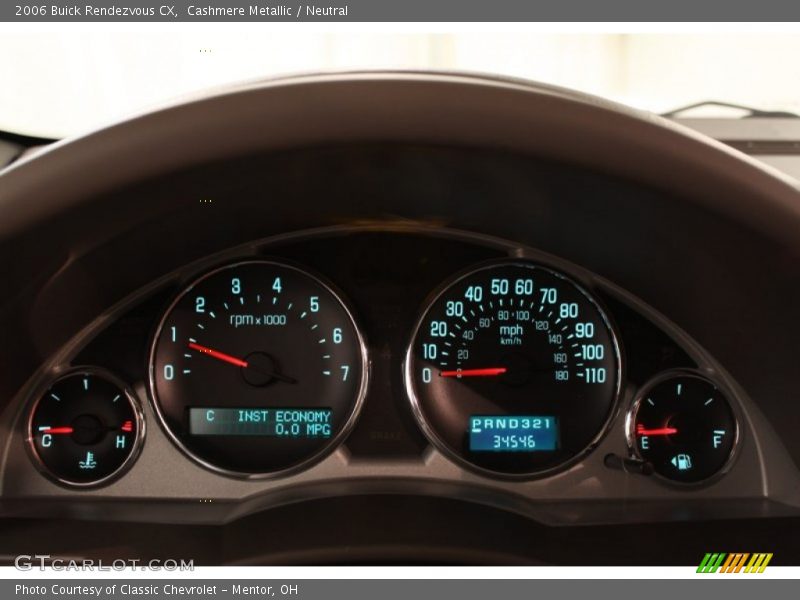 Cashmere Metallic / Neutral 2006 Buick Rendezvous CX