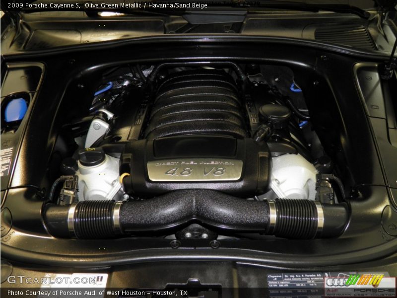 Olive Green Metallic / Havanna/Sand Beige 2009 Porsche Cayenne S