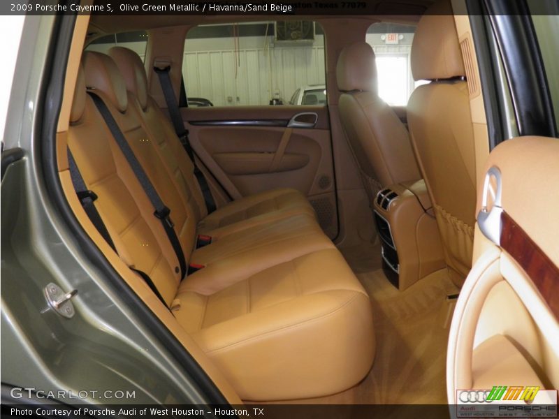 Olive Green Metallic / Havanna/Sand Beige 2009 Porsche Cayenne S