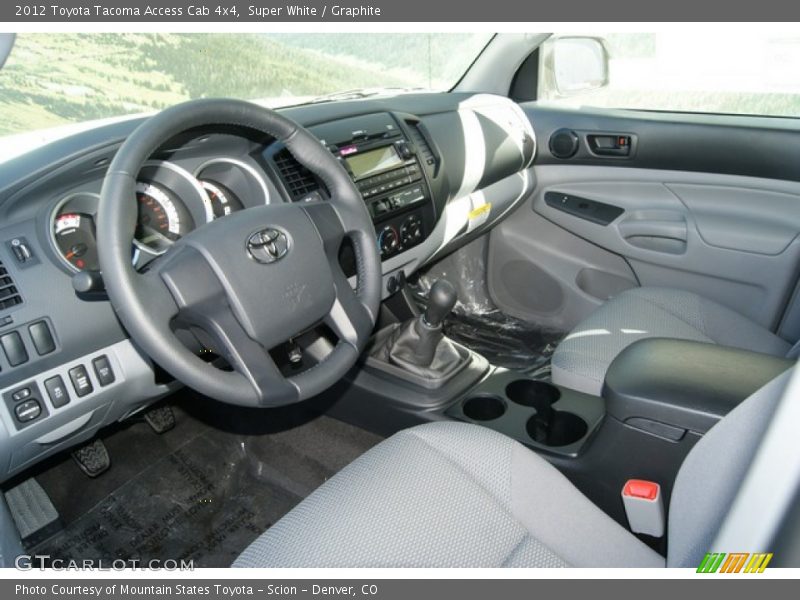  2012 Tacoma Access Cab 4x4 Graphite Interior
