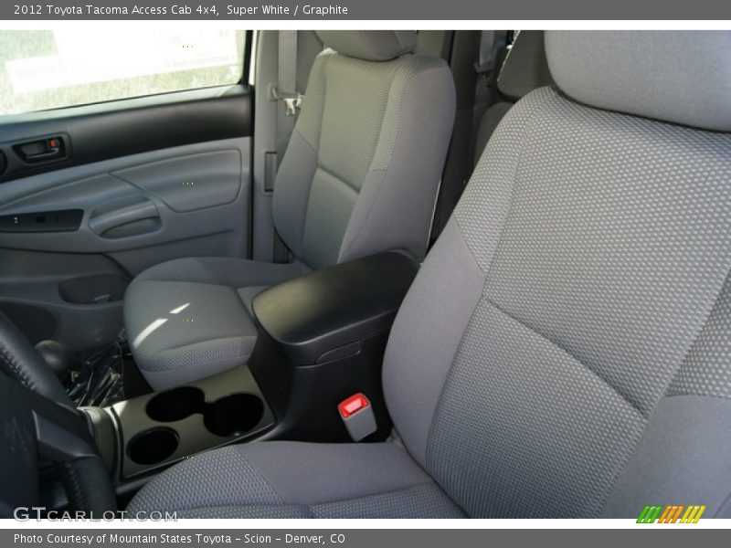 Super White / Graphite 2012 Toyota Tacoma Access Cab 4x4