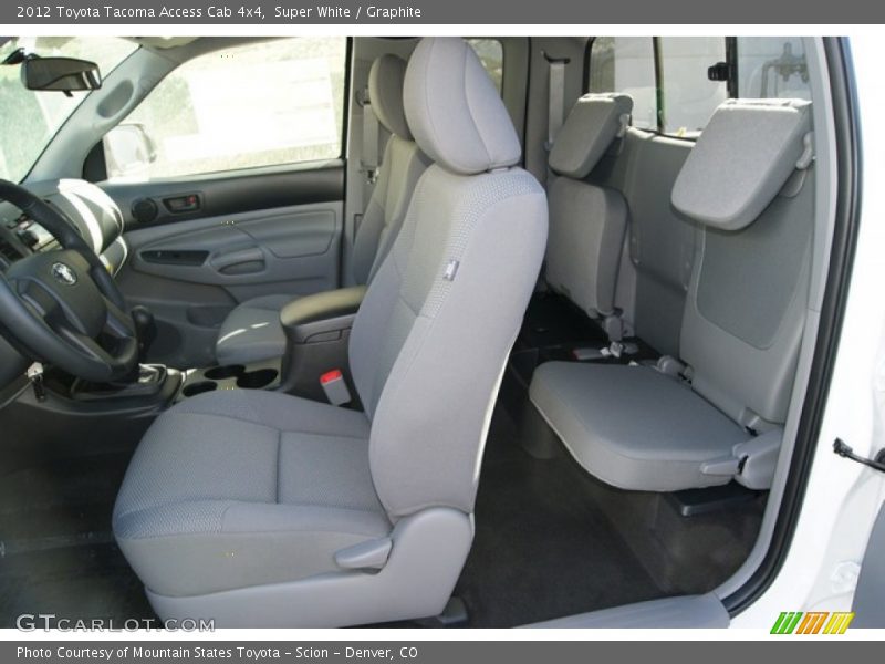  2012 Tacoma Access Cab 4x4 Graphite Interior