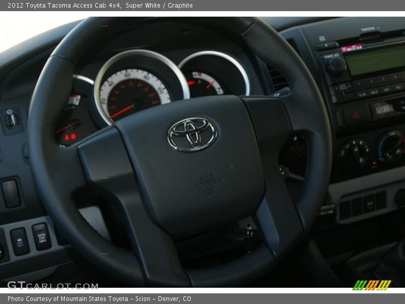 Super White / Graphite 2012 Toyota Tacoma Access Cab 4x4