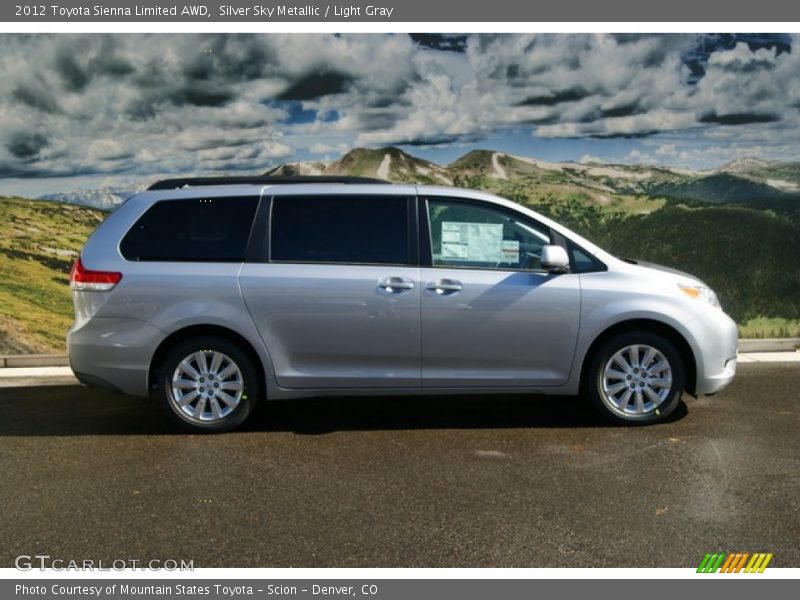  2012 Sienna Limited AWD Silver Sky Metallic