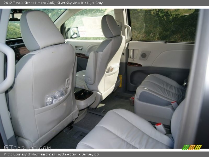 Silver Sky Metallic / Light Gray 2012 Toyota Sienna Limited AWD