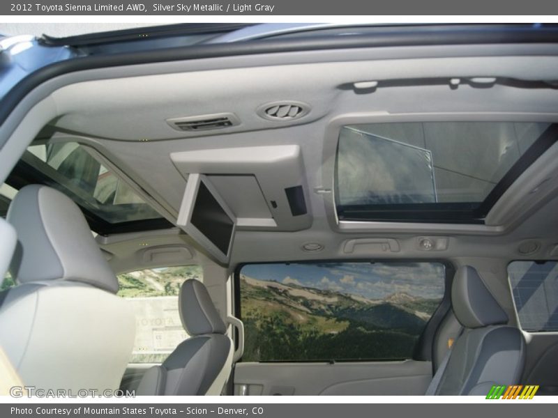 Silver Sky Metallic / Light Gray 2012 Toyota Sienna Limited AWD
