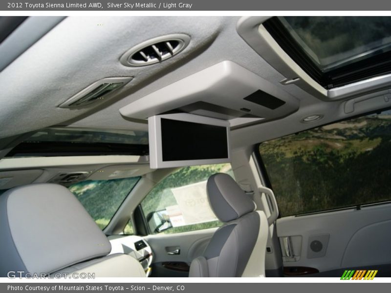 Silver Sky Metallic / Light Gray 2012 Toyota Sienna Limited AWD