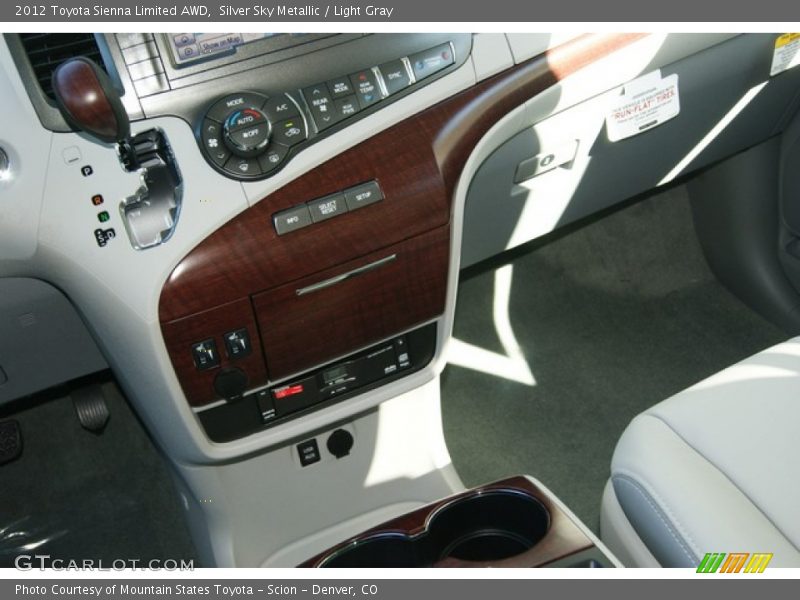 Silver Sky Metallic / Light Gray 2012 Toyota Sienna Limited AWD