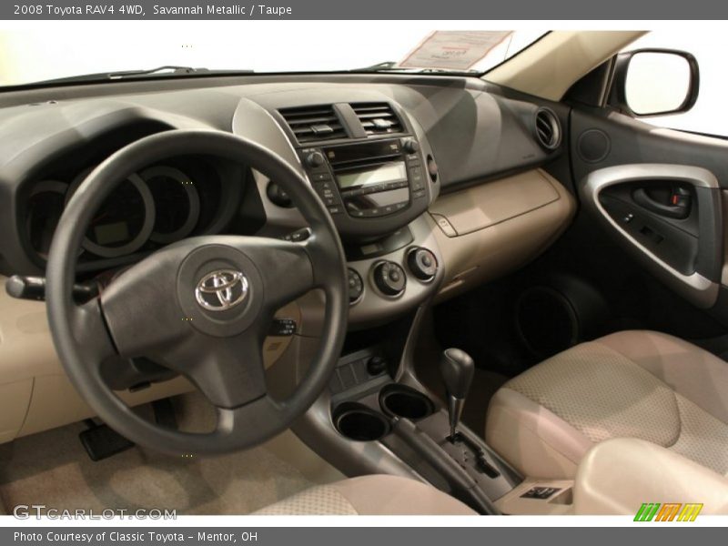 Savannah Metallic / Taupe 2008 Toyota RAV4 4WD