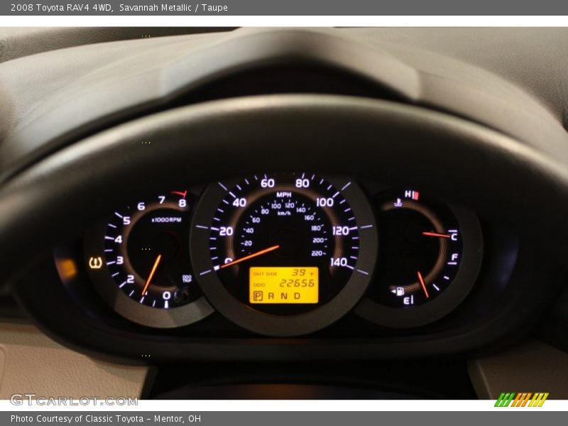 Savannah Metallic / Taupe 2008 Toyota RAV4 4WD